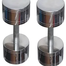 HackerX Set Of 2 Fixed Weight Dumbbell -3Kg Each image 1