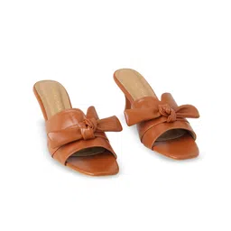 CHAAL CHALAN Women Kitten Heels Sandals with Bows-picture-25