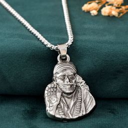 PASU FASHION Unisex Stainless Steel Silver-Plated Contemporary Pendants with Chains-16