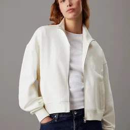 Kotty Women High Neck Front-Open Sweatshirt-image-30