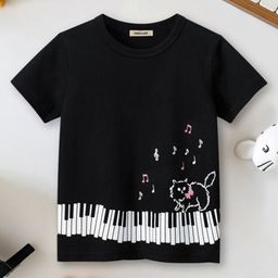 INCLUD Girls Printed Applique T-shirt-image-96