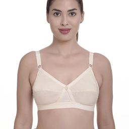 Samvar Brown Cotton Non-Wired Non Padded Minimizer Bra-picture-1