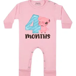 Arvesa Infants Printed Round Neck Bodysuits-image-6