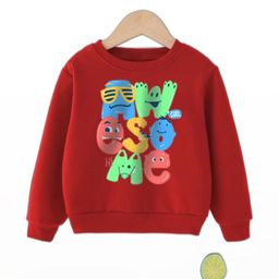 Joggers Park Kids-Unisex Red Cotton Sweatshirts-image-78