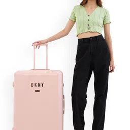 DKNY Urban Safari Hard-Sided Large Trolley Suitcase-55