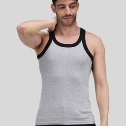 Amul Comfy Pack of 3 Men Pure Cotton Assorted Gym Vest-picture-41