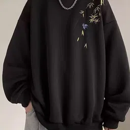 StyleCast x Revolte Men Solid Long Sleeves Oversized Sweatshirt-picture-49