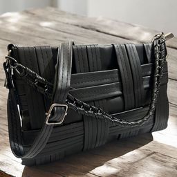 SKORPIO PU Structured Handheld Bag with Tasselled image 4