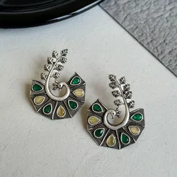 NAMAN ARTS Contemporary Studs Earrings-picture-39