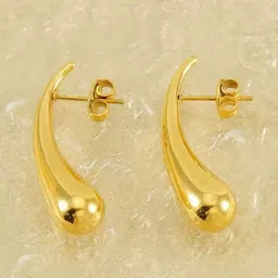 DIVASTRI Teardrop Shaped Studs Earrings image 3