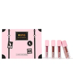 KIRO Set Of 4 Glossfinity Cream Lip Gloss-4.8ml-Nutty Nutmeg, Smoked Plum image 1