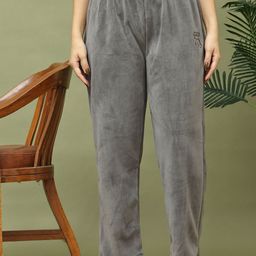 TAG 7 Women Solid Straight Leg Lounge Pants-picture-37