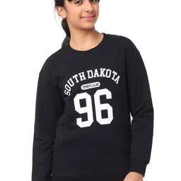 Nuego Girls Printed Sweatshirt-image-93