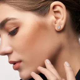 Emori Oval Lab Grown Diamond Encrusted Studs-39