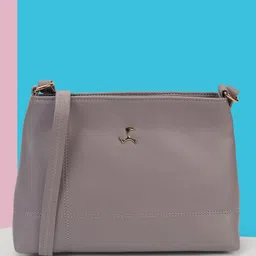 Mochi Colourblocked PU Structured Sling Bag-2