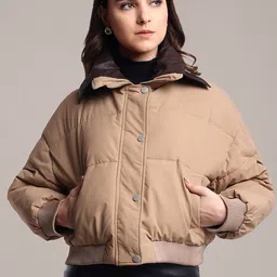 iki chic Women Windcheater and Water Resistant Puffer Jacket-picture-39