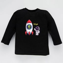KAVEE Kids Typography Printed Pure Cotton Pockets T-shirt-image-13