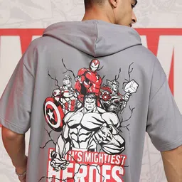 HIGHLANDER Men Cotton Printed Hooded Pullover Sweatshirt-image-54