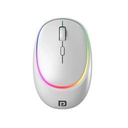 White Dual Mode Rechargable Mouse-image-26