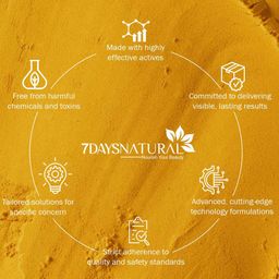 7 days 7DAYS Set Of 2 Natural Ubtan Face Wash With Turmeric - 100 ml Each image 4