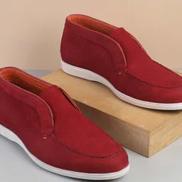 DAVINCHI Men Round Toe Slip On Sneakers-image-94