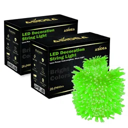 ASIDEA Set Of 2 Green String Rice Light-picture-12