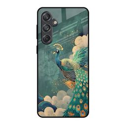 QRIOH Floral Printed Samsung Galaxy M55 5G Silicone Back Case-image-4