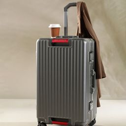 French Connection 360-Degree Rotation Hard Case Medium Size Trolley Bag-image-58