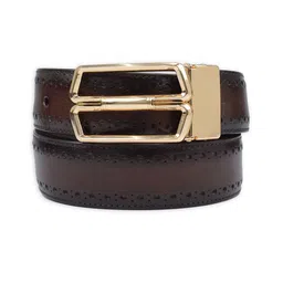 El'Curio Men Textured Leather Belt-picture-37