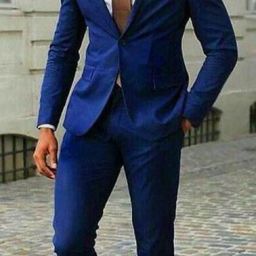 Men Coat and Pant Solid Suit-image-48