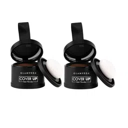 GLAMVEDA Set Of 2 Cover-Up Hair Powder- 4 g Each- Brown-image-23