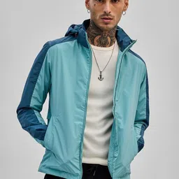 Snitch Men Colourblocked Windcheater Sporty Jacket-19