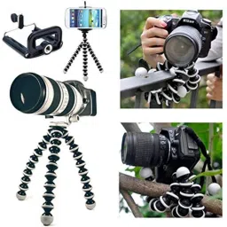 SANNO WORLD Plastic Fully Flexible Foldable Octopus Mini Small Size Gorilla Tripod Stand Tripod, Monopod, Monopod Kit, Tripod Ball Head, Tripod Bracket image 3