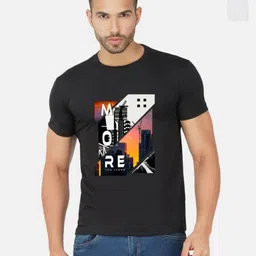 GLOBAL NOMAD Men 2 Printed Bio Finish Applique T-shirt-image-55