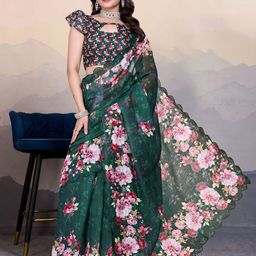 Sadika Floral Printed Arani Saree-image-25