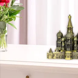 THE QUIRKY HOME Bronze-Toned Square Moscow Replica Monuments Miniature Religious Showpiece-image-55