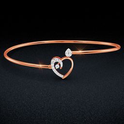 Joyalukkas Solitaire Heart Diamond Bracelet-2.66 gm-image-73