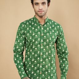 COTLAND FASHION Men Premium Floral Opaque Printed Casual Shirt-image-86