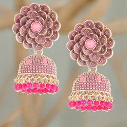 Anouk Women Gold Plated Jhumka-picture-46