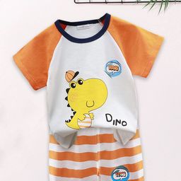 FOREVER FRIDAY Boys Printed Round Neck T-Shirt With Shorts-picture-30