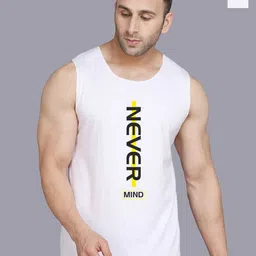 SLOWLORIS Pack Of 2 Printed Gym Vests SL26 COMBO (LOUD WHITE) (NVR WHITE)-picture-22