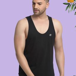 Friskers Men Pack Of 2 Pure Cotton Gym Vests C-01-26-image-31