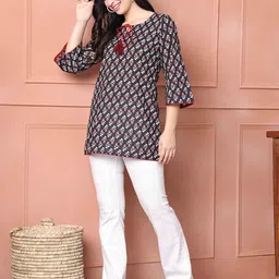 Rajnandini Printed Cotton Ethnic Tunic-image-81