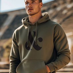 NOBERO Men Printed Hooded Sweatshirt-picture-0