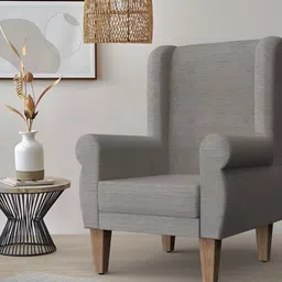 Chumbak Begum Wing Chair - Bangalore Grey-image-49