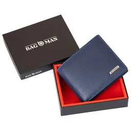 BAGMAN Men Leather Two Fold Wallet-picture-12