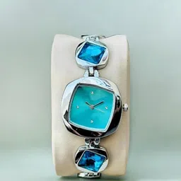 SWADESI STUFF Women Solid Square Foldover and Butterfly Regular Analogue Watch-picture-14