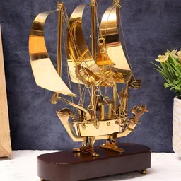 EXIM DECOR Gold-Toned Curio Showpiece-picture-4