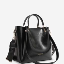 StyleCast PU Structured Tote Bag-1