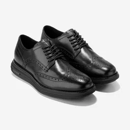 Cole Haan Men ORIGINALGRAND REMASTERED WINGTIP Black Derby Shoes-image-25